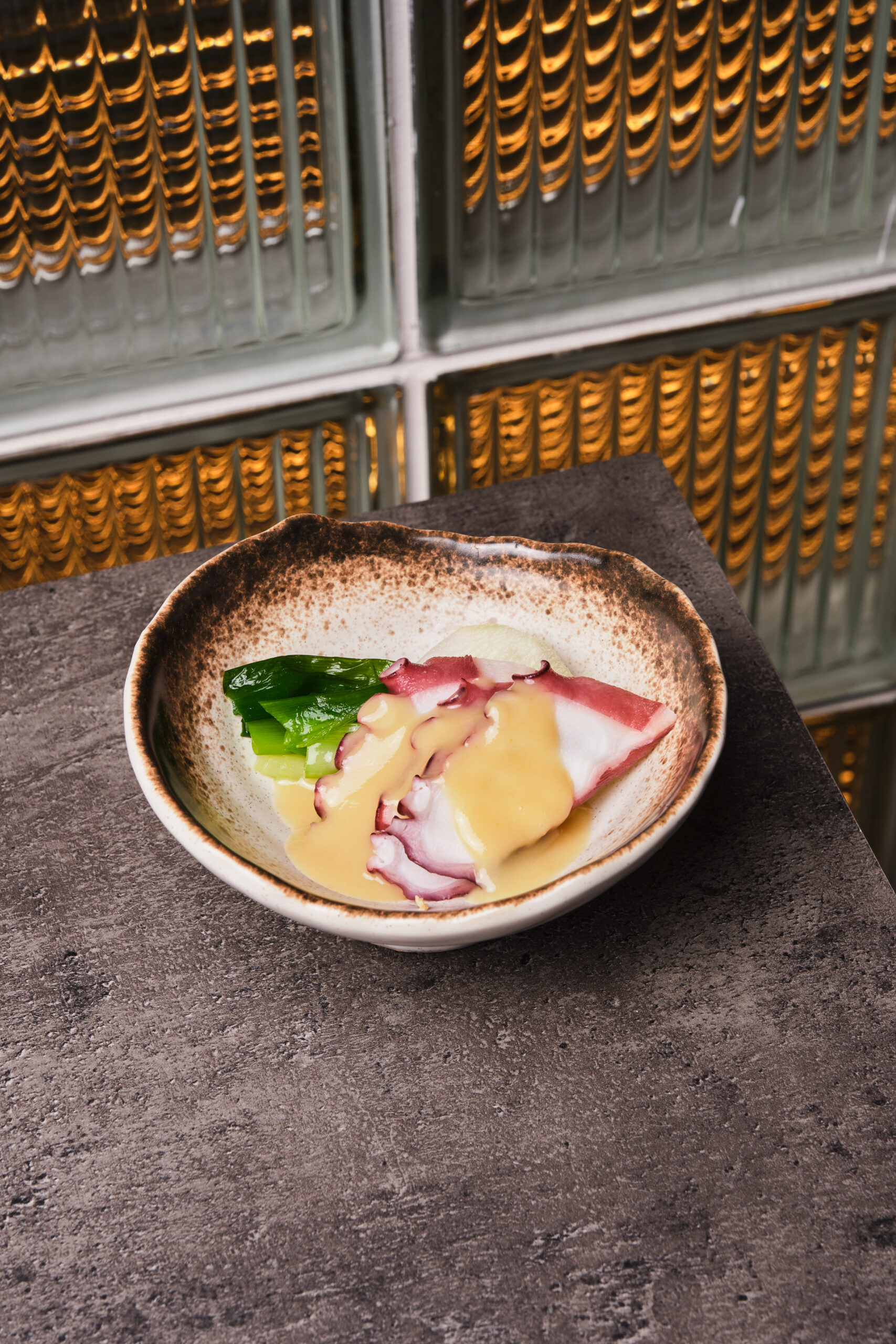 Poulpe au miso vinaigré