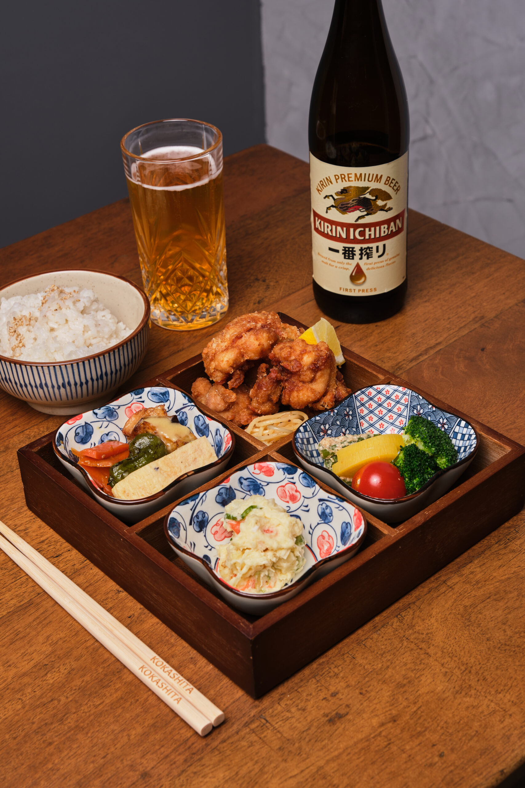 bento karaage (poulet frit)